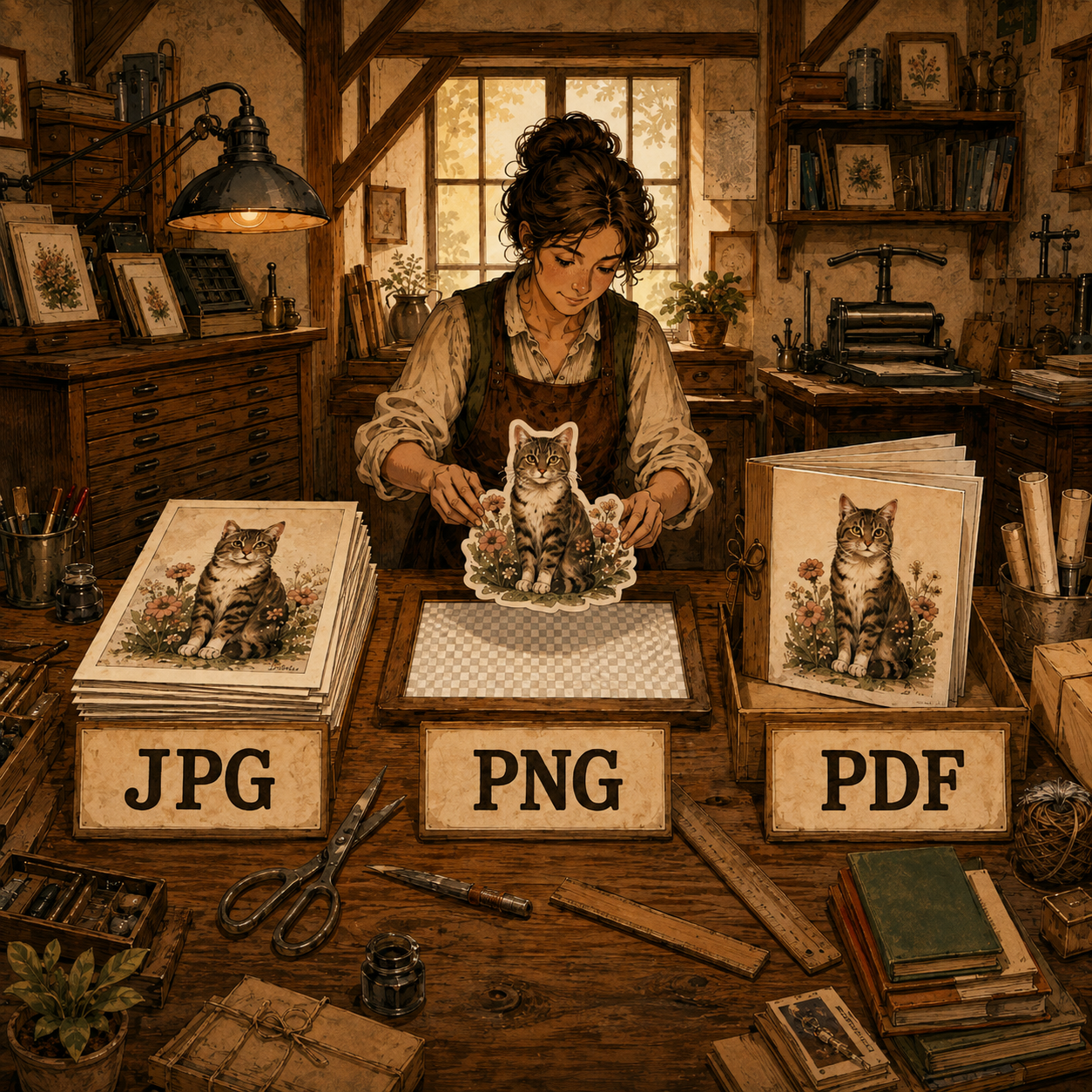 What is the best file type for Etsy digital downloads? (Easily sort through JPG, PNG, and PDF options)